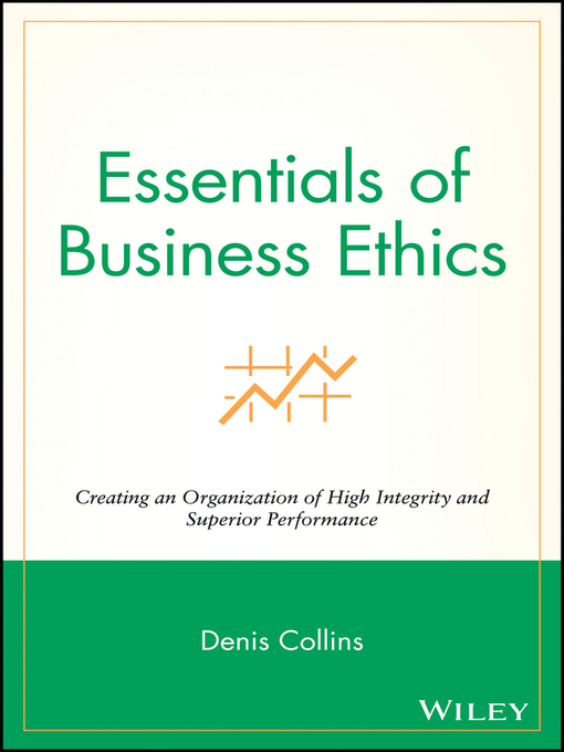 Cover image for Essentials of Business Ethics